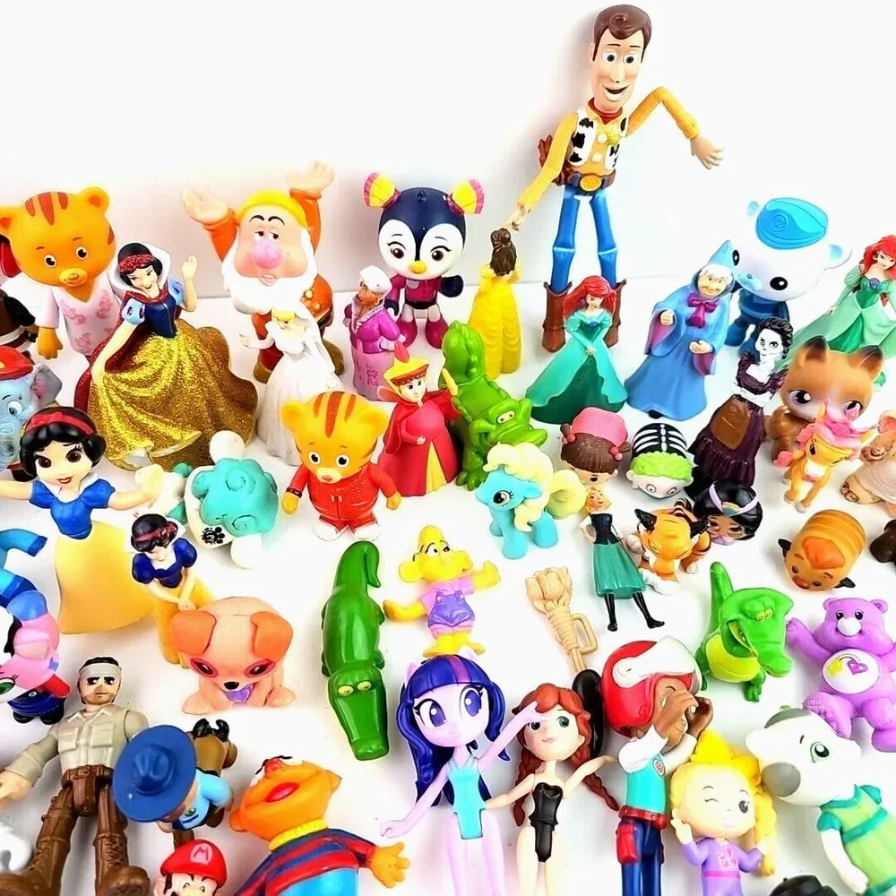 Large LOT of Small Toys Action Figure Disney Pixar Mattel Hasbro Vintage to Now